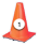 Orange cone #1