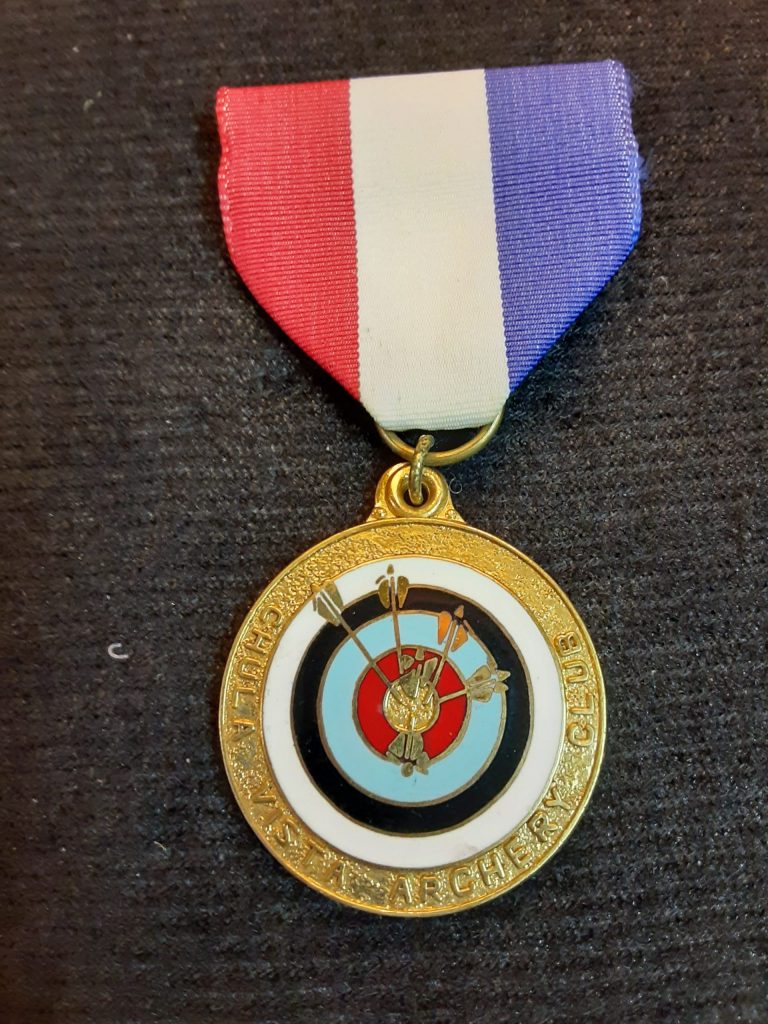 Chula Vista Archery club Medal