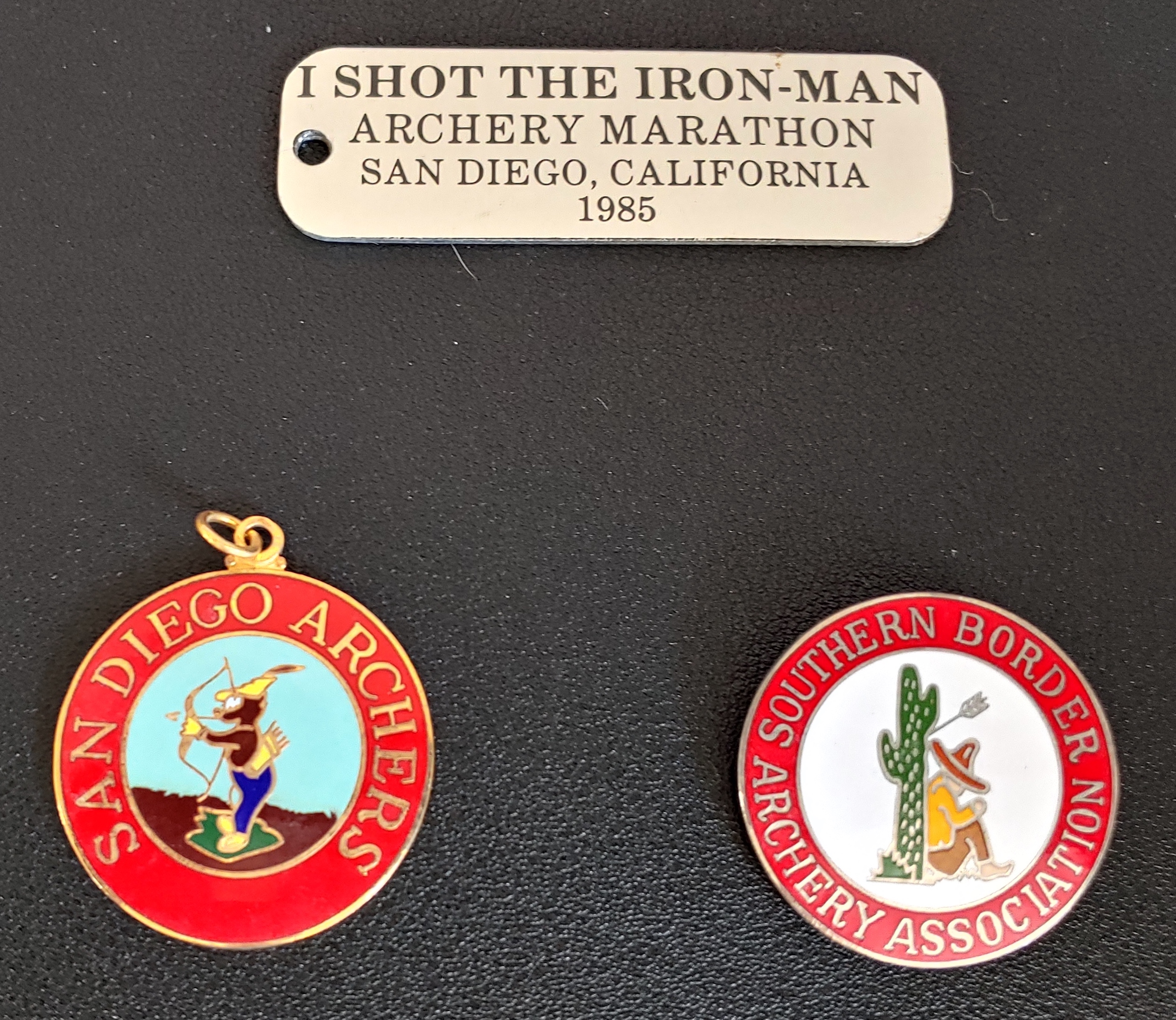 I Shot The Ironman, 1985, Pins