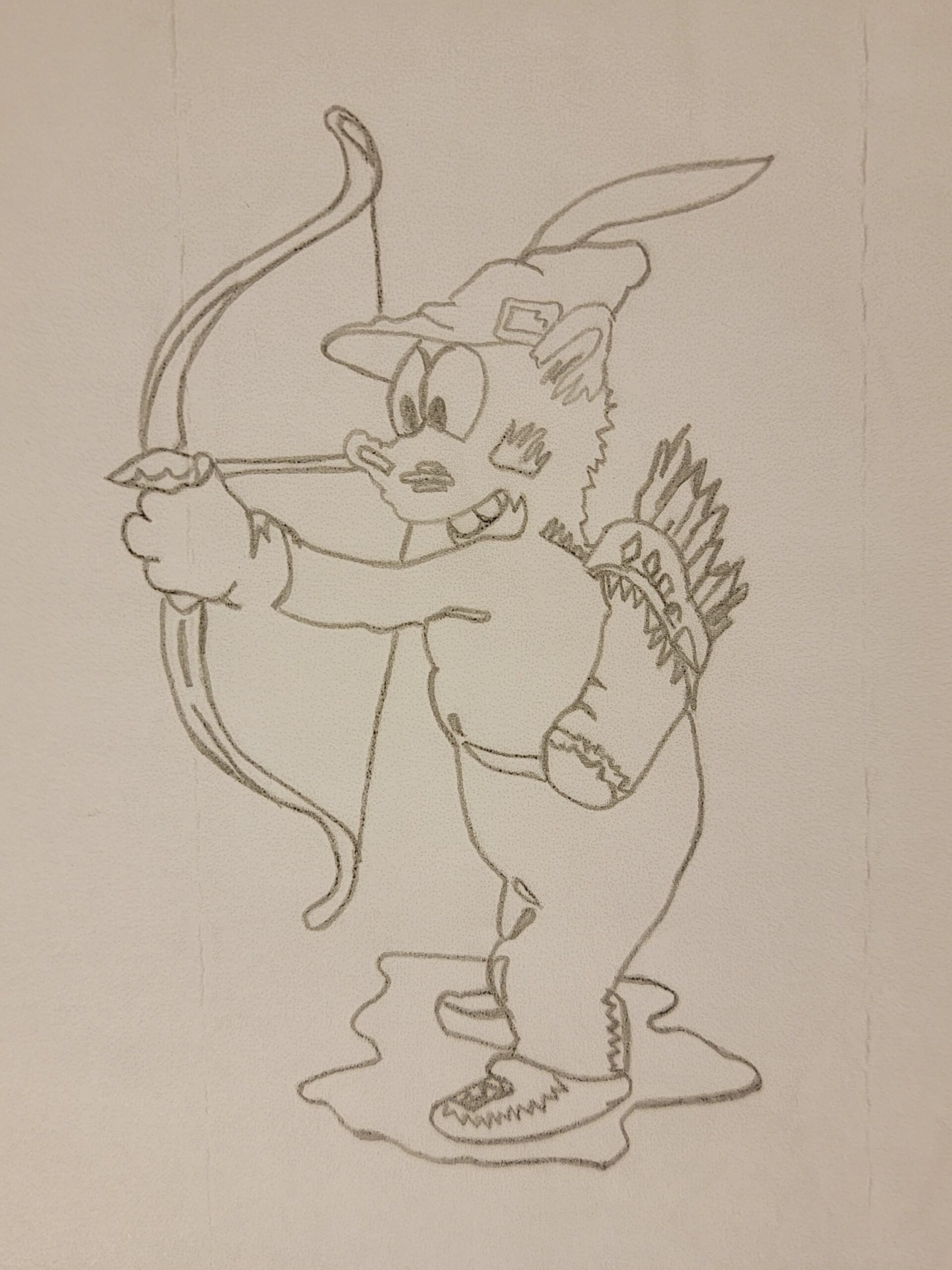 Original San Diego Archers Sketch