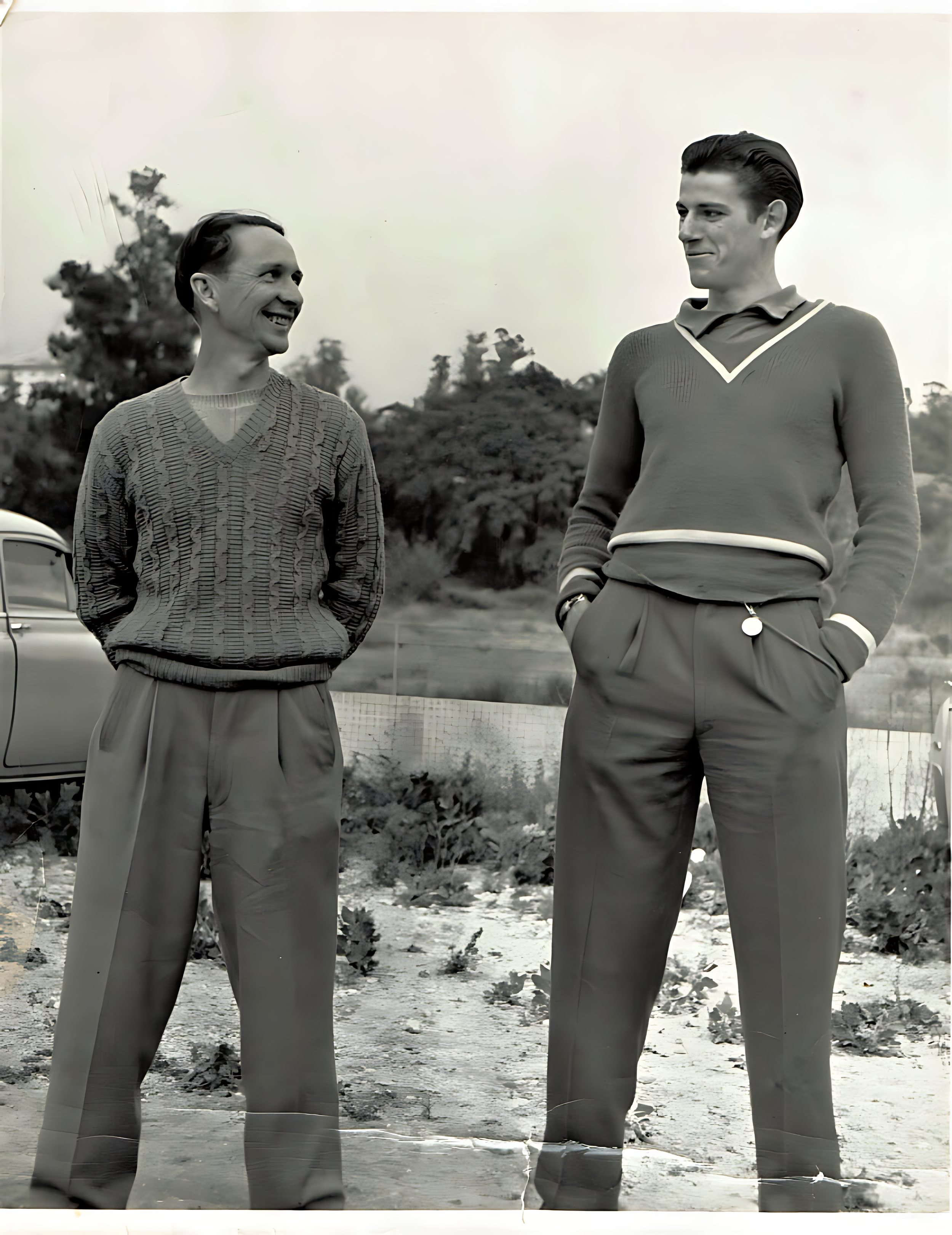 Frank Eicholtz with Roy Dill