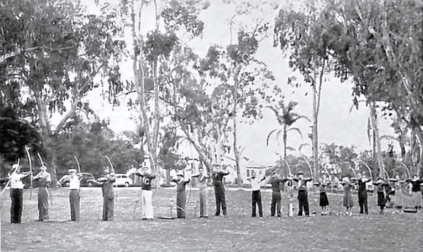 San Diego Archery Club Archers 1941